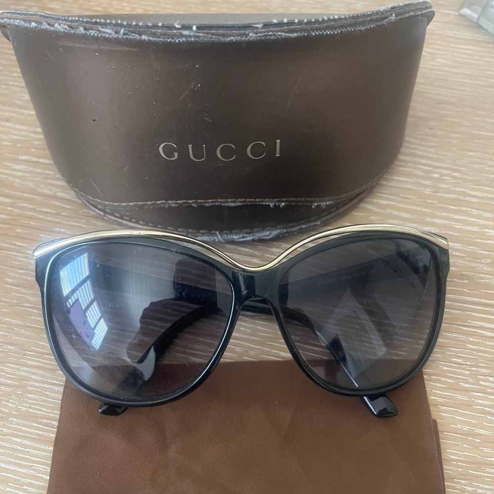 Gucci gg 3155 s sunglasses black gradient lens